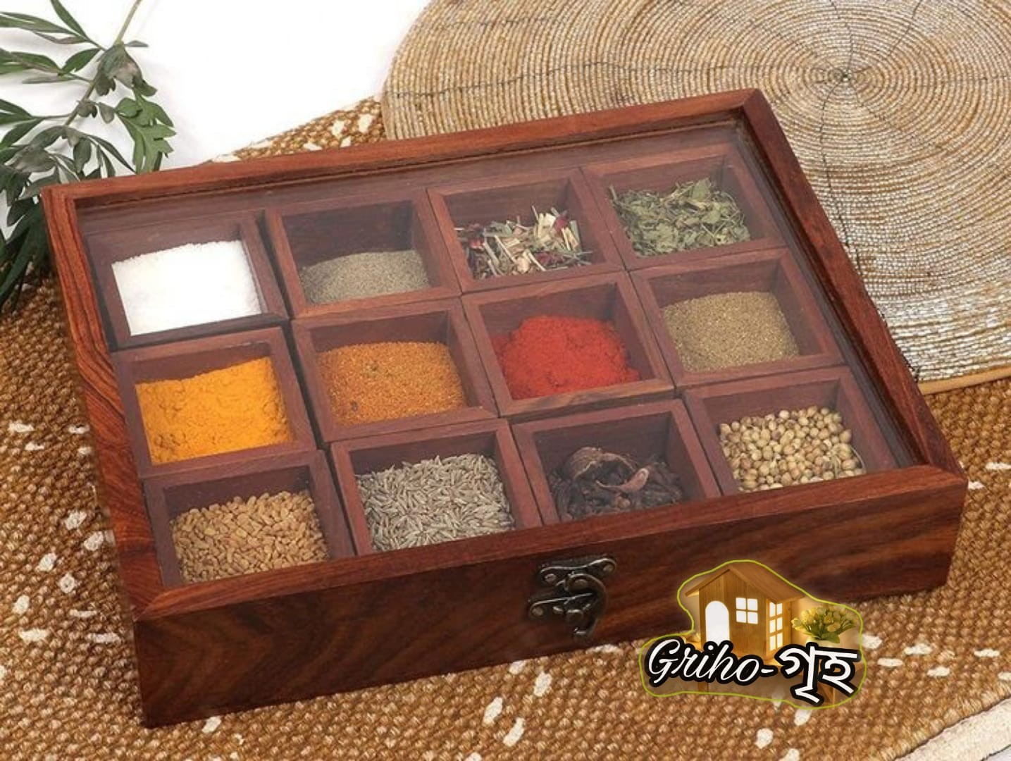 ১২ পিছের মশলাদানি